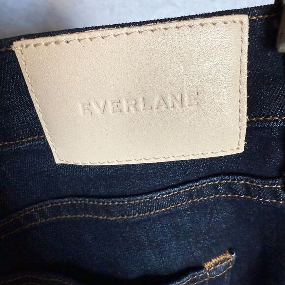 Everlane The High Rise Skinny Jean Women’s Sz 26 Ankle Blue Denim Dark Wash - Picture 7 of 14
